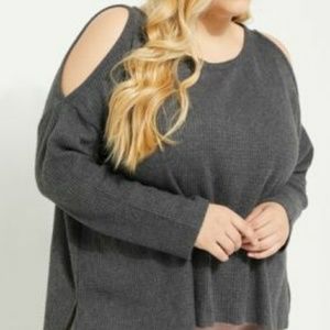 Cozy Cold Shoulder Top